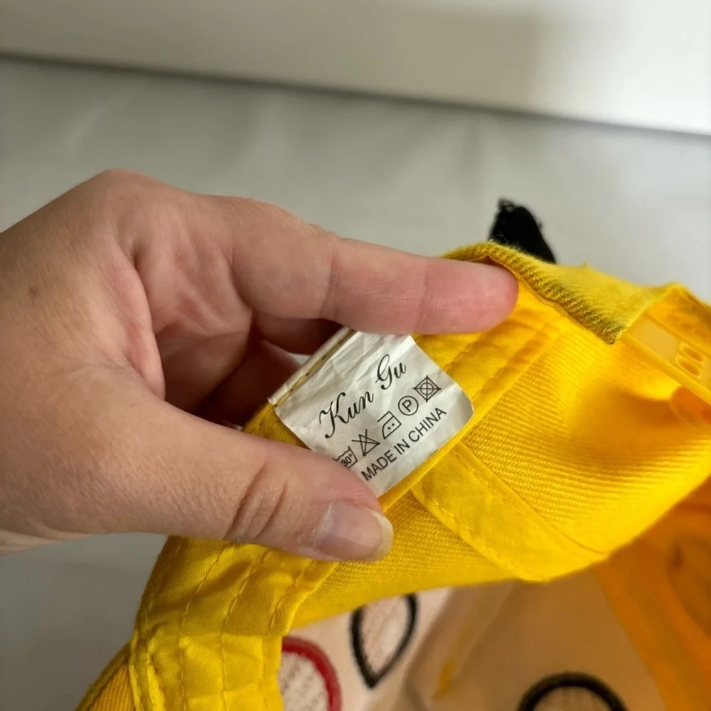 Pikachu Pokemon‎ yellow men's snap back hat